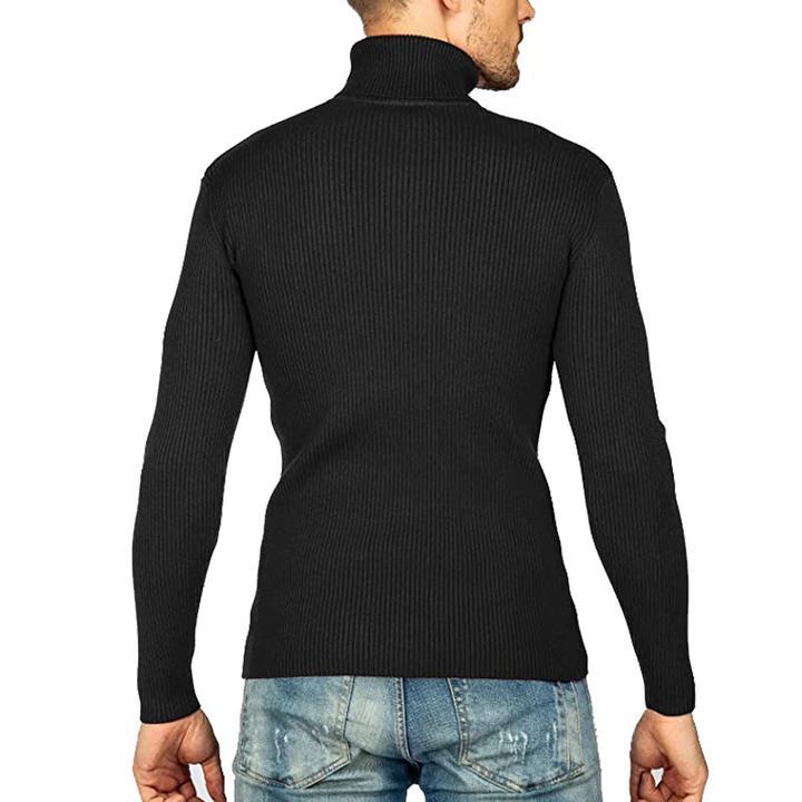 Men's Turtleneck Sweater Slim Sweater
