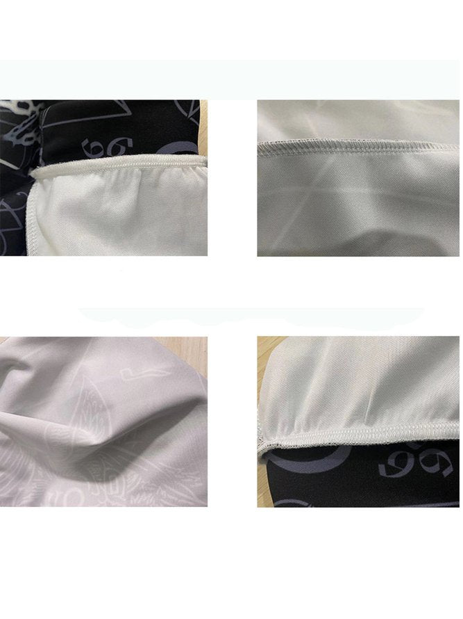 Men's 3D Printed T-shirt White 3XL