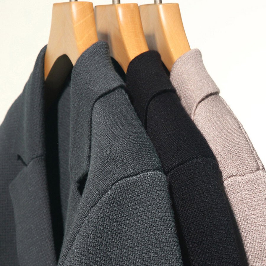 Men's Casual Knitted Cardigan Top Grey M