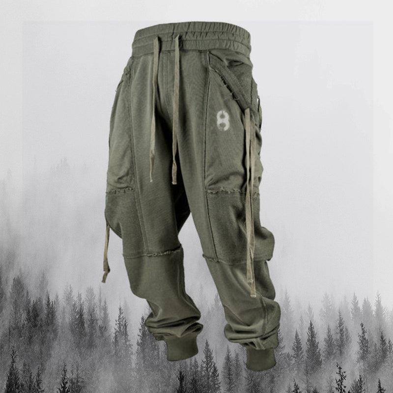 Mens Outdoor Comfortable Wear-resistant Pants