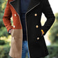 Men's Casual Three-Color Stitching Coat