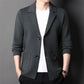 Men&#039;s Casual Knitted Cardigan Top Black L