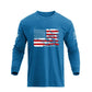 Men's American Flag Graphic Long Sleeve T-Shirt