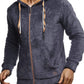Men's Outdoor Cardigan And Flannel Hoodie