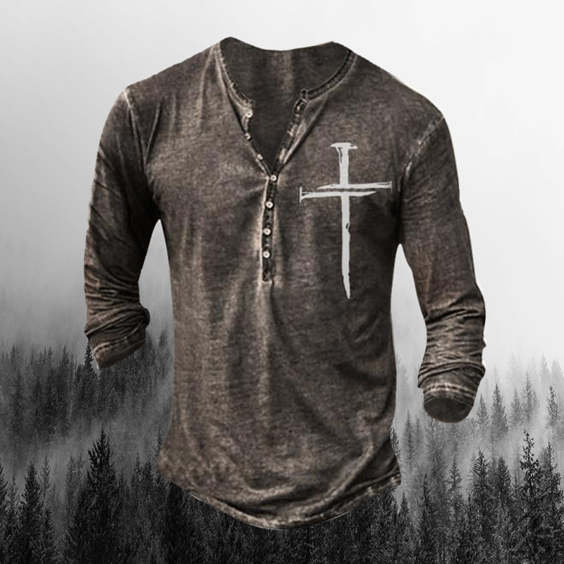 Mens Outdoor Jesus Long Sleeve