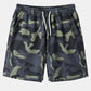 Mens Camo & Patchwork Print Breathable Casual Two Pieces Suits SKUF52008