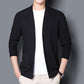 Men&#039;s Casual Knitted Cardigan Top Black M