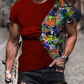 Men's Tee T shirt 3D Graphic Prints Hand Print Short Sleeve Daily Tops Casual Designer