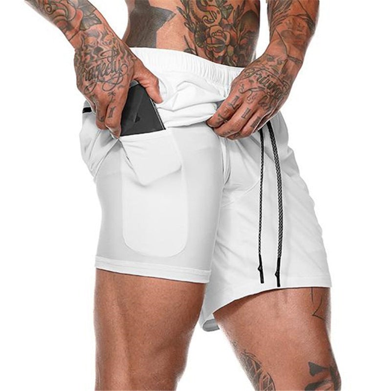 Men's Large Fitness Double Shorts