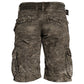Mens Skull Printed Casual Tactical Shorts