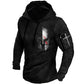Men'S Outdoor Spartan Faith Print Sleeve Hoodie