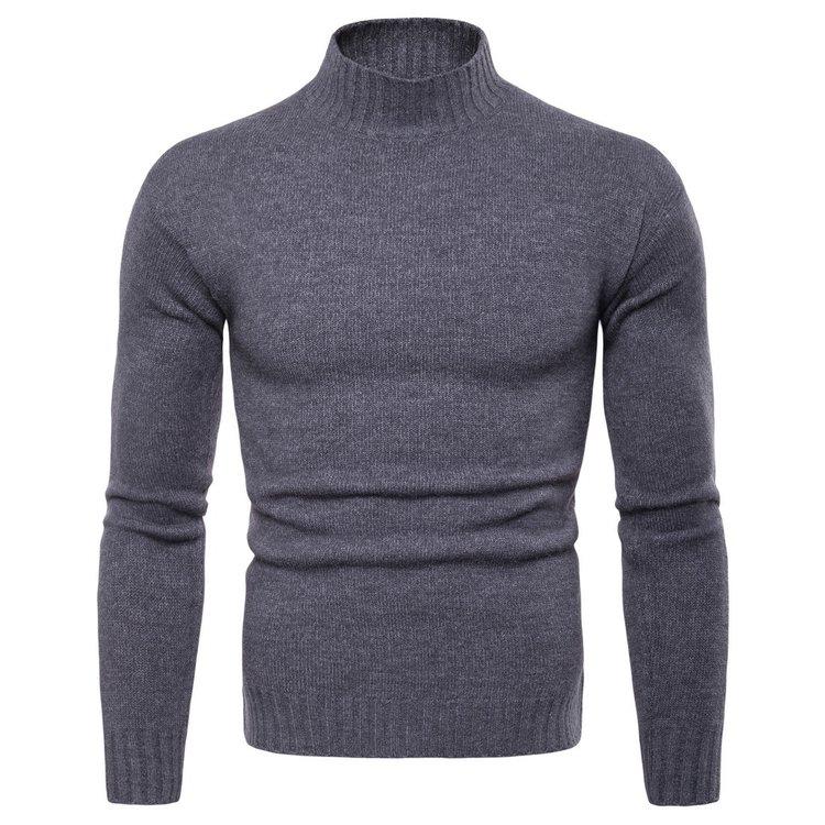 Men's Half Turtleneck Knitted Sweater