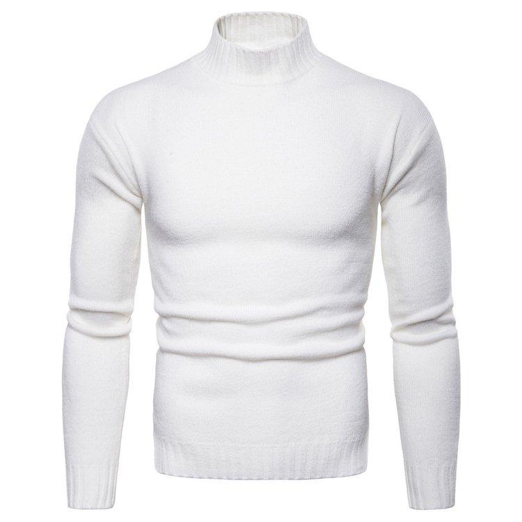 Men's Half Turtleneck Knitted Sweater