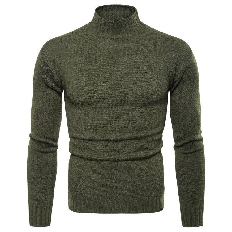 Men's Half Turtleneck Knitted Sweater