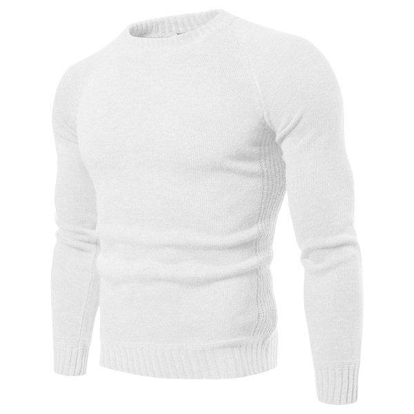 Mens Casual Knitted Bottoming Soft Sweaters