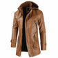 Hooded Leather Jacket