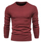 Mens Thick Sweater Round Neck Slim Quality Sweater