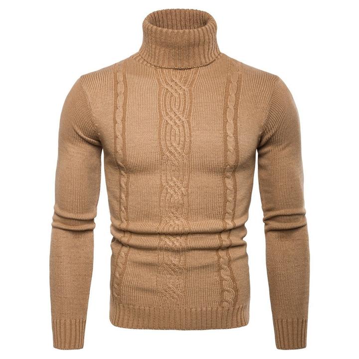 Mens Fashion Classic Jacquard Pullover Sweater