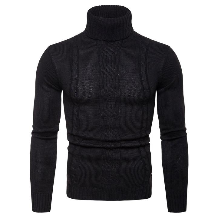 Mens Fashion Classic Jacquard Pullover Sweater