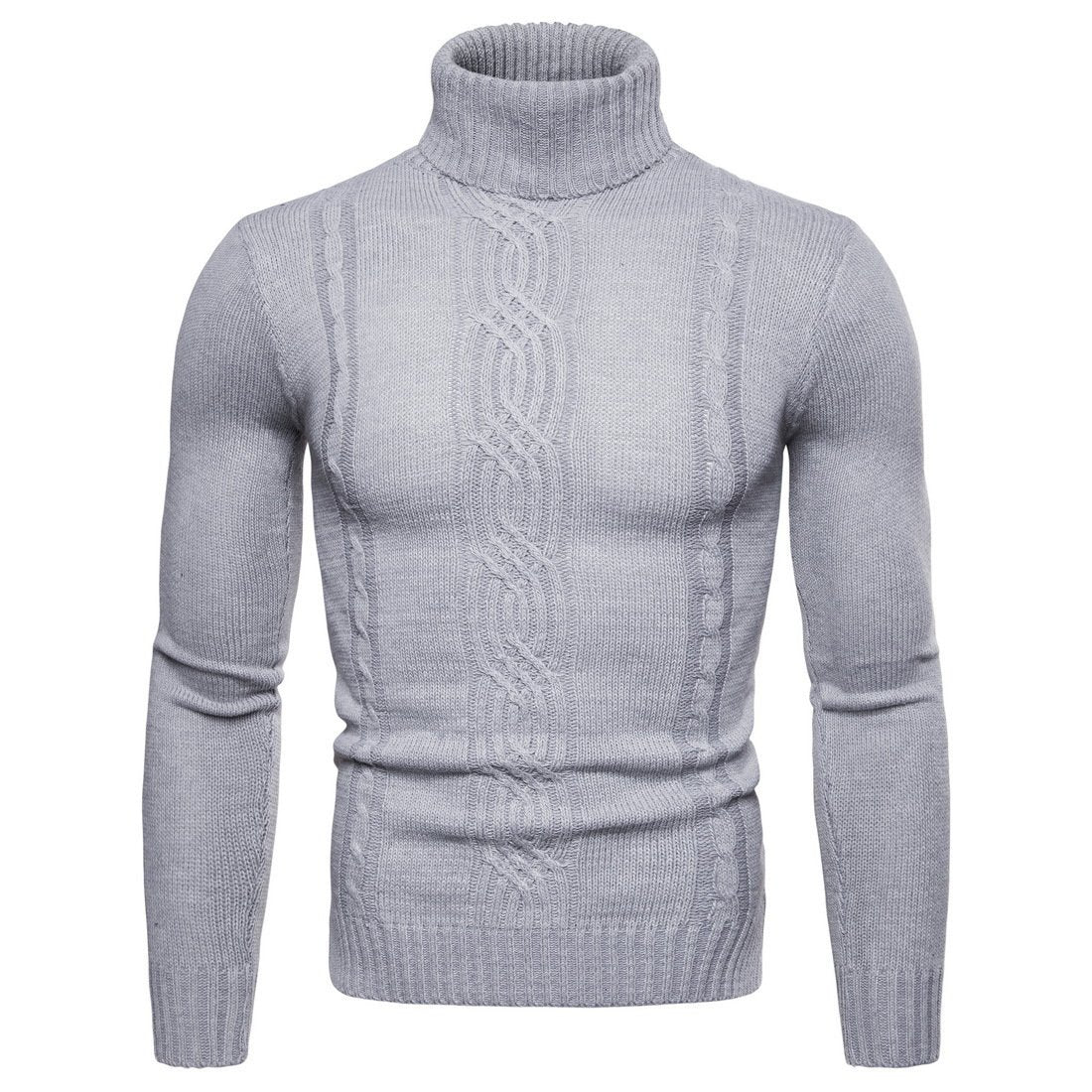 Mens Fashion Classic Jacquard Pullover Sweater