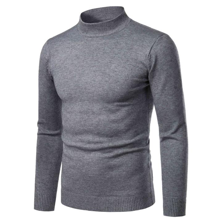 Mens Black Pullover Sweater