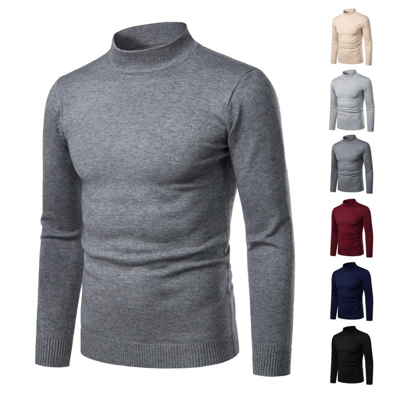 Mens Black Pullover Sweater