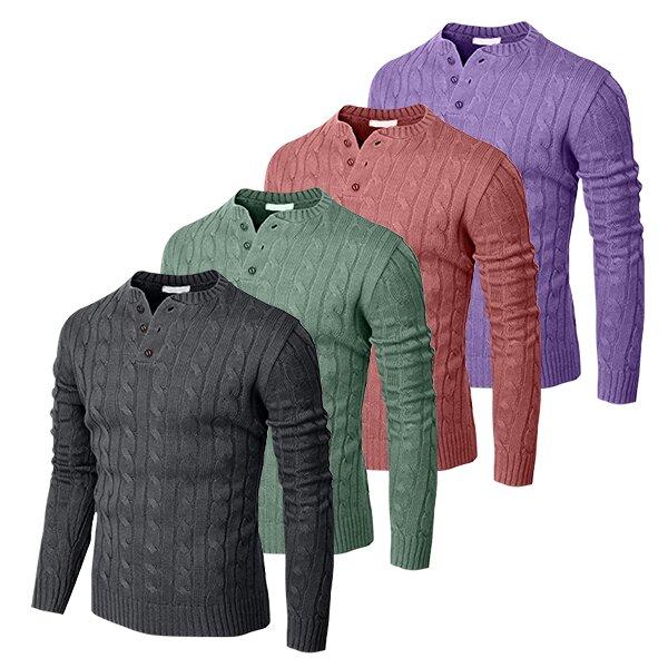 Men's Comfortable Multi-Color Sweater