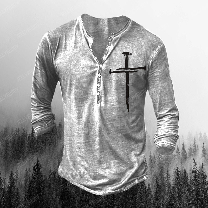 Mens Outdoor Jesus Long Sleeve