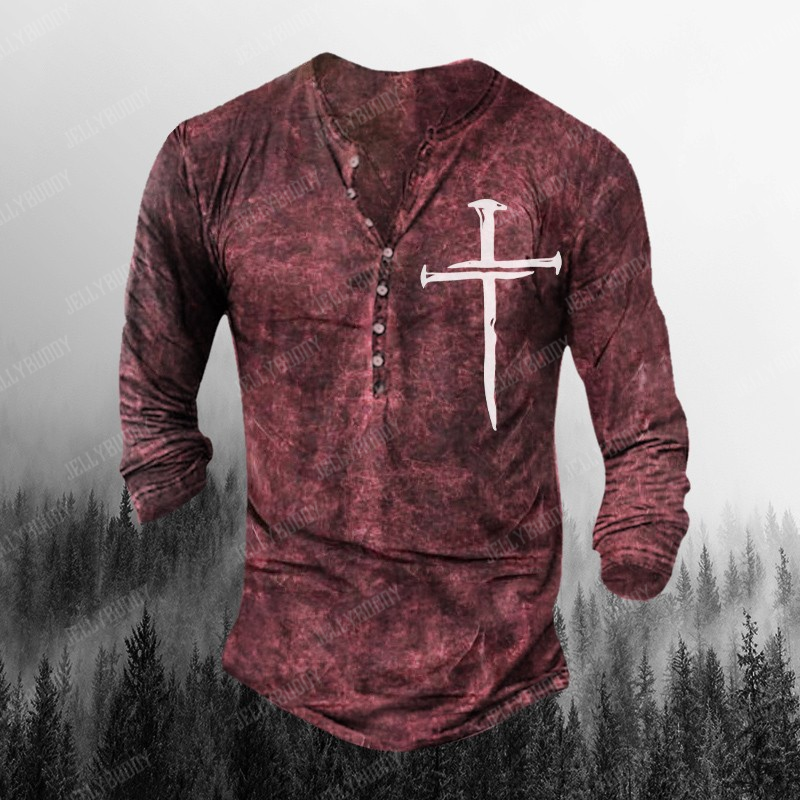 Mens Outdoor Jesus Long Sleeve