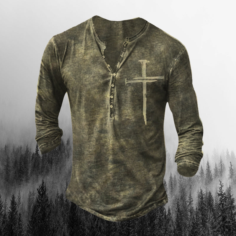 Mens Outdoor Jesus Long Sleeve