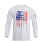 Men's GOD FAMILY COUNTRY American Flag Long Sleeve T-Shirt