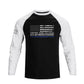 Men's 100% Cotton Patriotic American Flag Raglan Sleeve Long Sleeve Graphic T-shirts