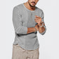 Men Casual Solid Color Knitted Sweater