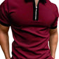 Impact zipper leisure polo shirt