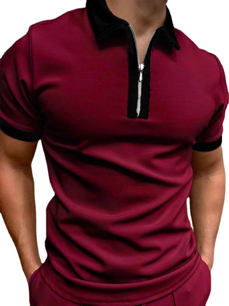 Impact zipper leisure polo shirt