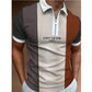 Texture Short-sleeved Polo Shirt