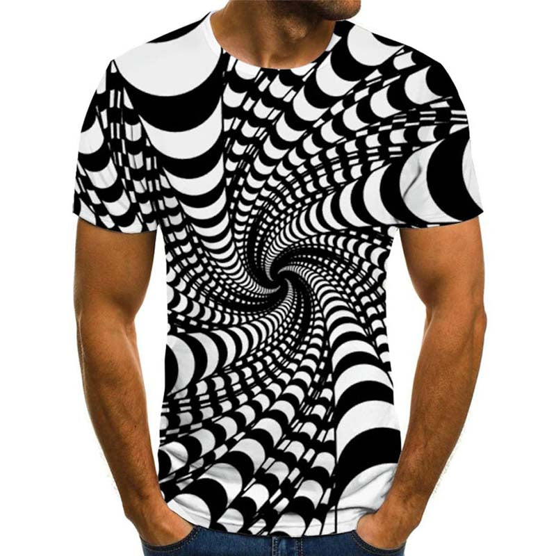 Men's T shirt Shirt Graphic 3D Plus Size Print Short Sleeve Casual Tops