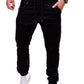 Men's Zippers Embellished Drawstring Fashion Jogger Pants