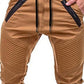 Men's Zippers Embellished Drawstring Fashion Jogger Pants