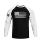 Men's Patriotic American Flag Raglan Sleeve Long Sleeve T-shirts