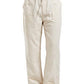 Men's linen pocket casual trousers