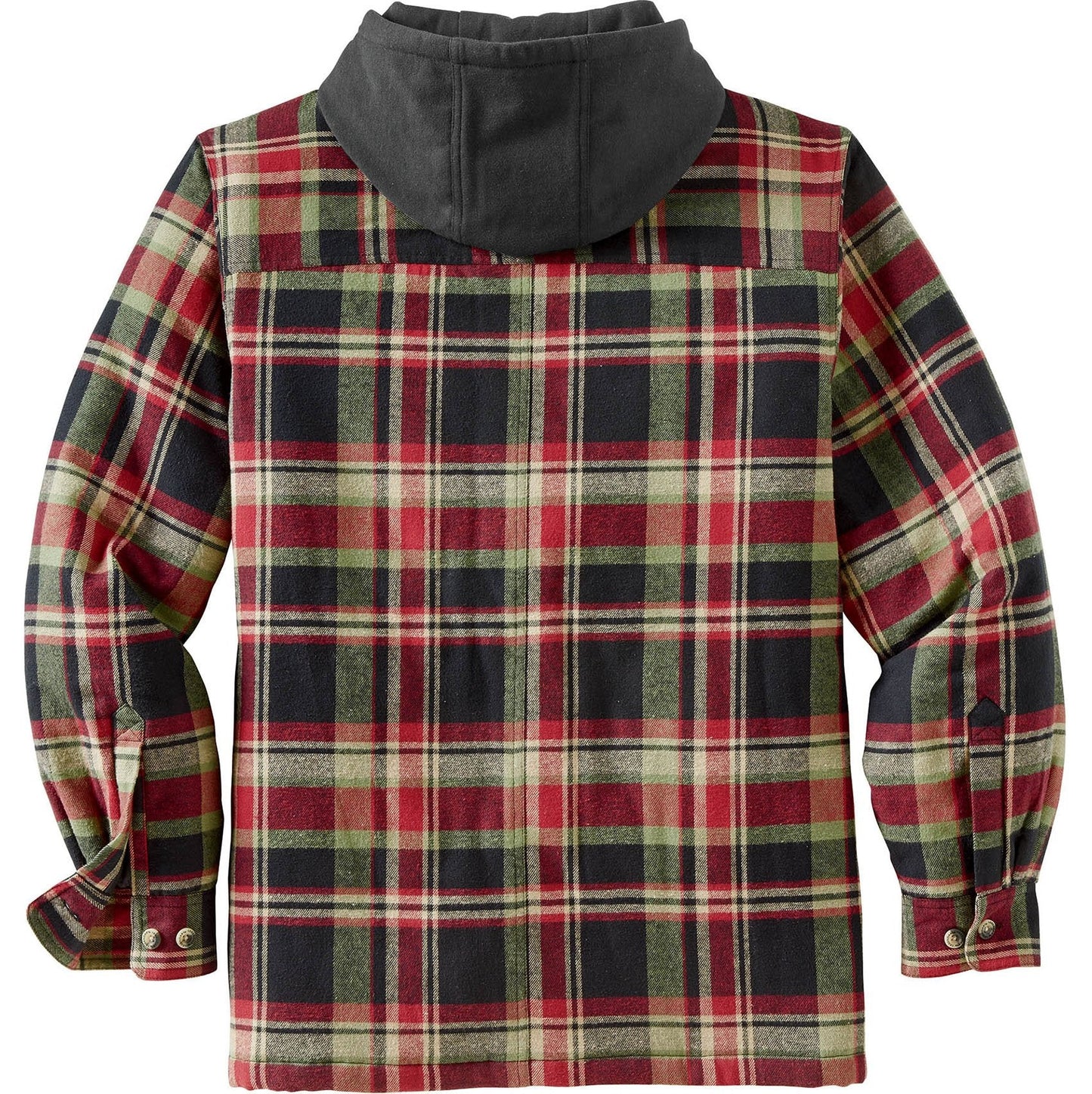 Men's Autumn & Winter Outdoor Casual Checked Hooded Jacket