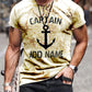 Men's Nautical Printing Short Sleeve-01