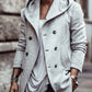 Men's Hooded Woolen Coat