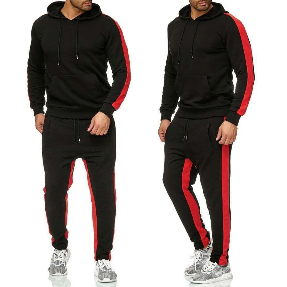 Men's casual sportswear hooded sweater suit