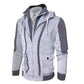 Mens outdoor brushed two-piece jacket