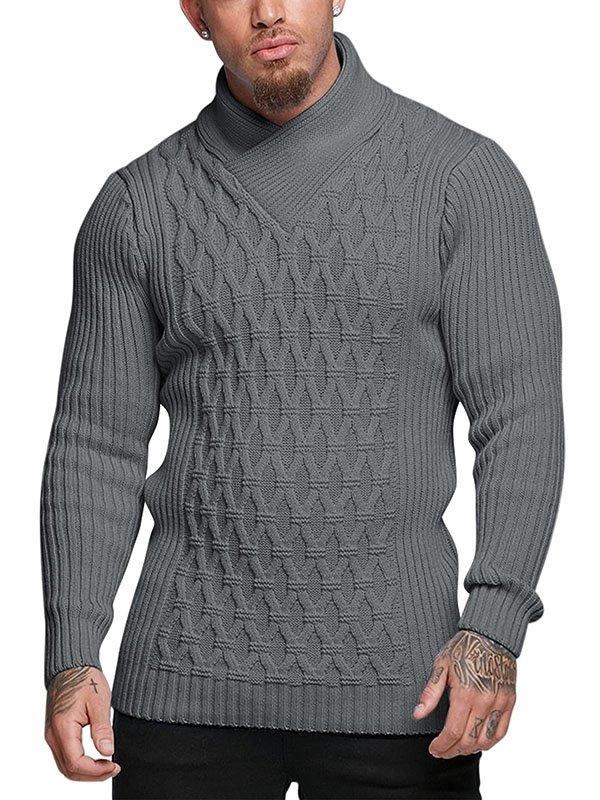 Men's knitted pullover sweater