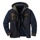 Men's plaid stitching fake two-piece long-sleeved jacket