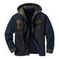 Men's plaid stitching fake two-piece long-sleeved jacket
