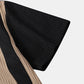 Mens Colorblock Stitching Knitted Revere Collar Short Sleeve Shirt